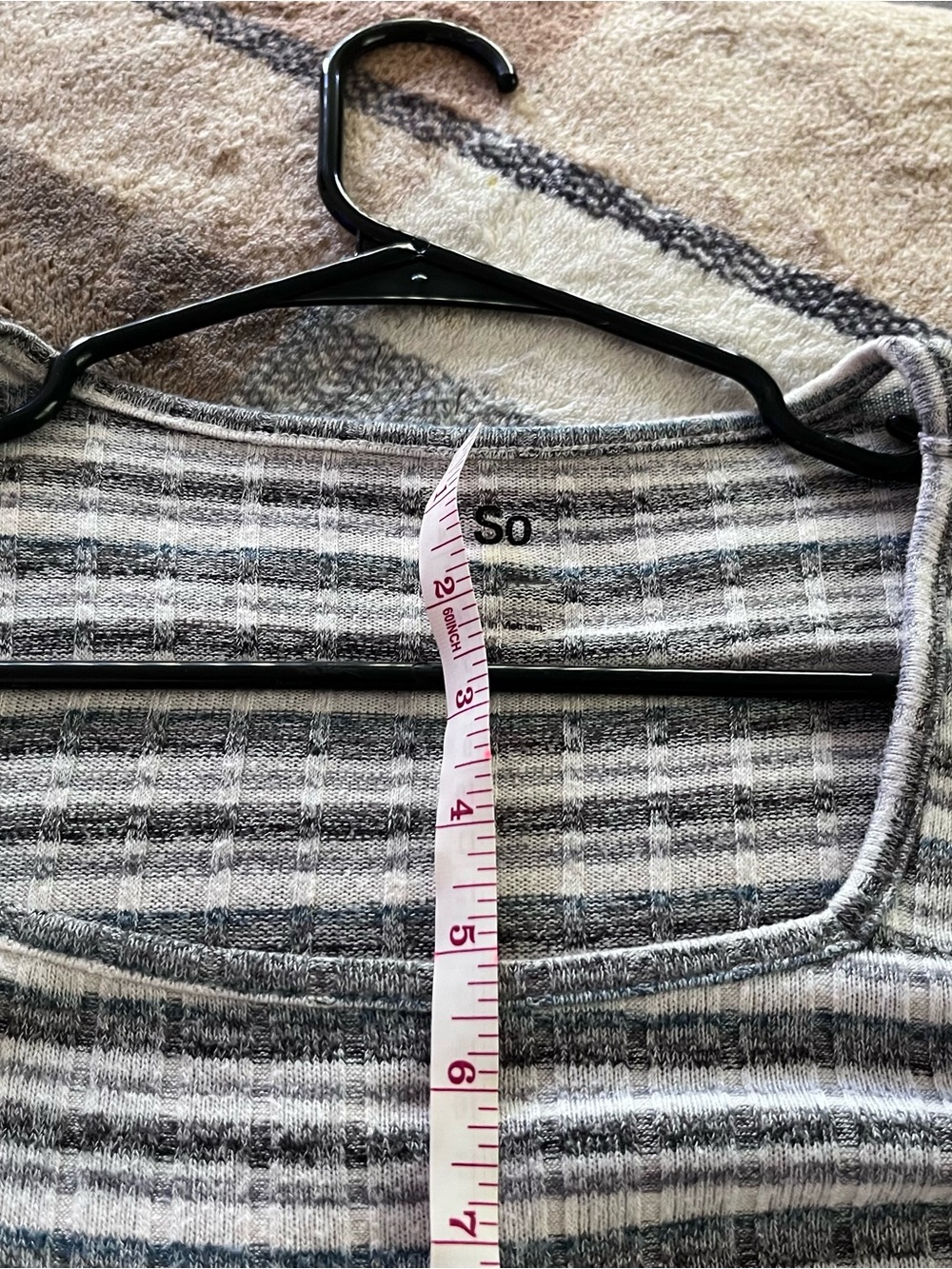 Striped Ribbed Crop Top - Picture 8 of 8